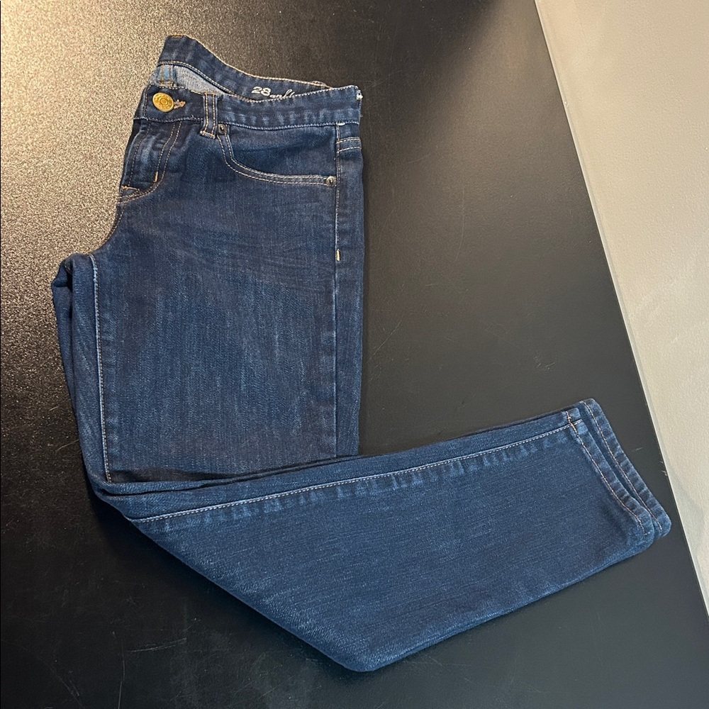 J. Crew Factory Women's Dark Blue Skinny‎ Jeans